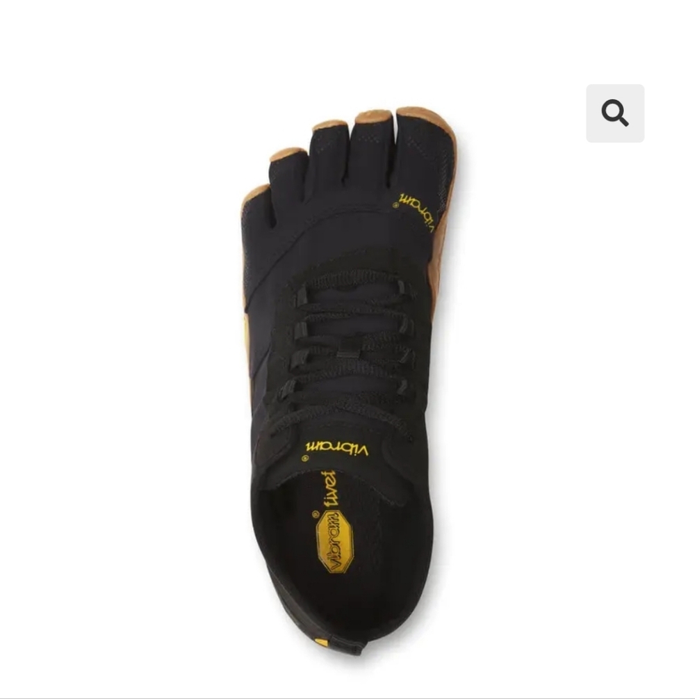 Vibram FiveFingers V-TREK Men’s EU 43 US 9.5 to 10 - Black w/ Gum Sole - Picture 2 of 8
